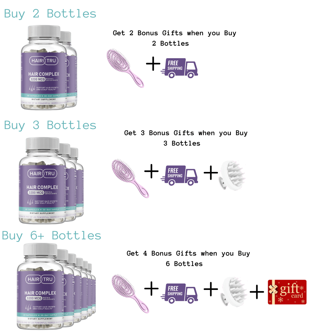 HairTru™ Pro-Grade Vitamins For Hair Growth