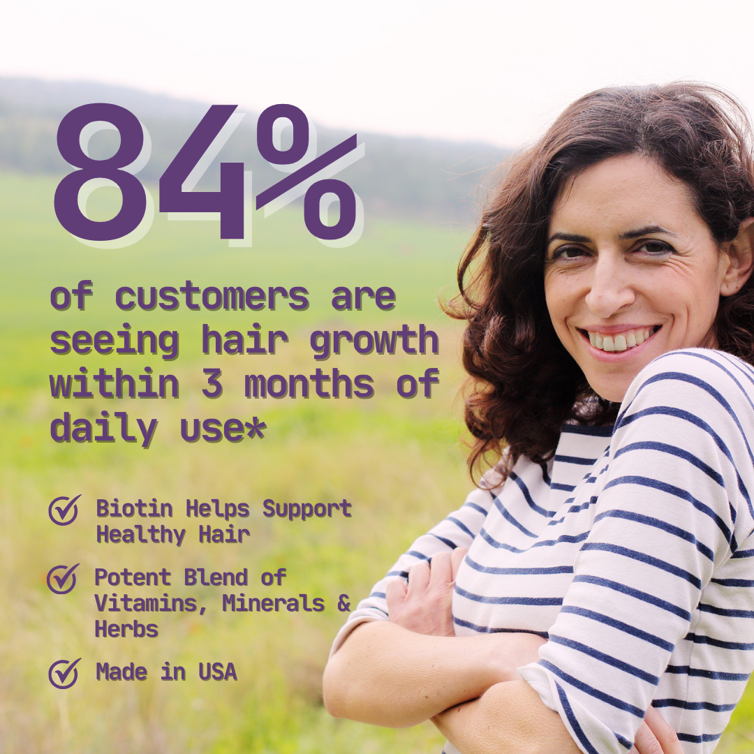 2 Month Supply - HairTru™ 3 in 1 Pro-Grade Vitamins for Hair Growth