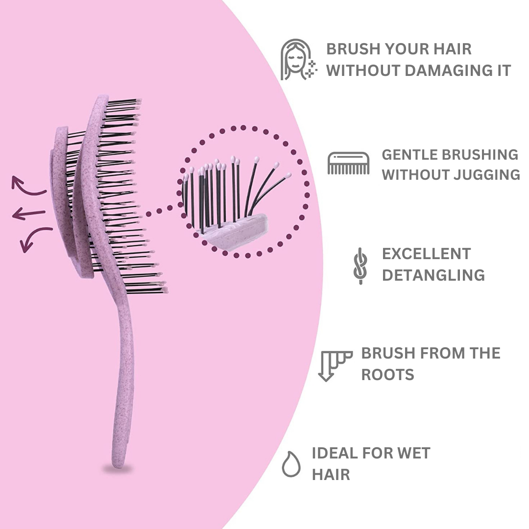 HAIRCARE BUNDLE: 3 Month of HairTru™ + Scalp Hair Massager + FREE Organic Brush