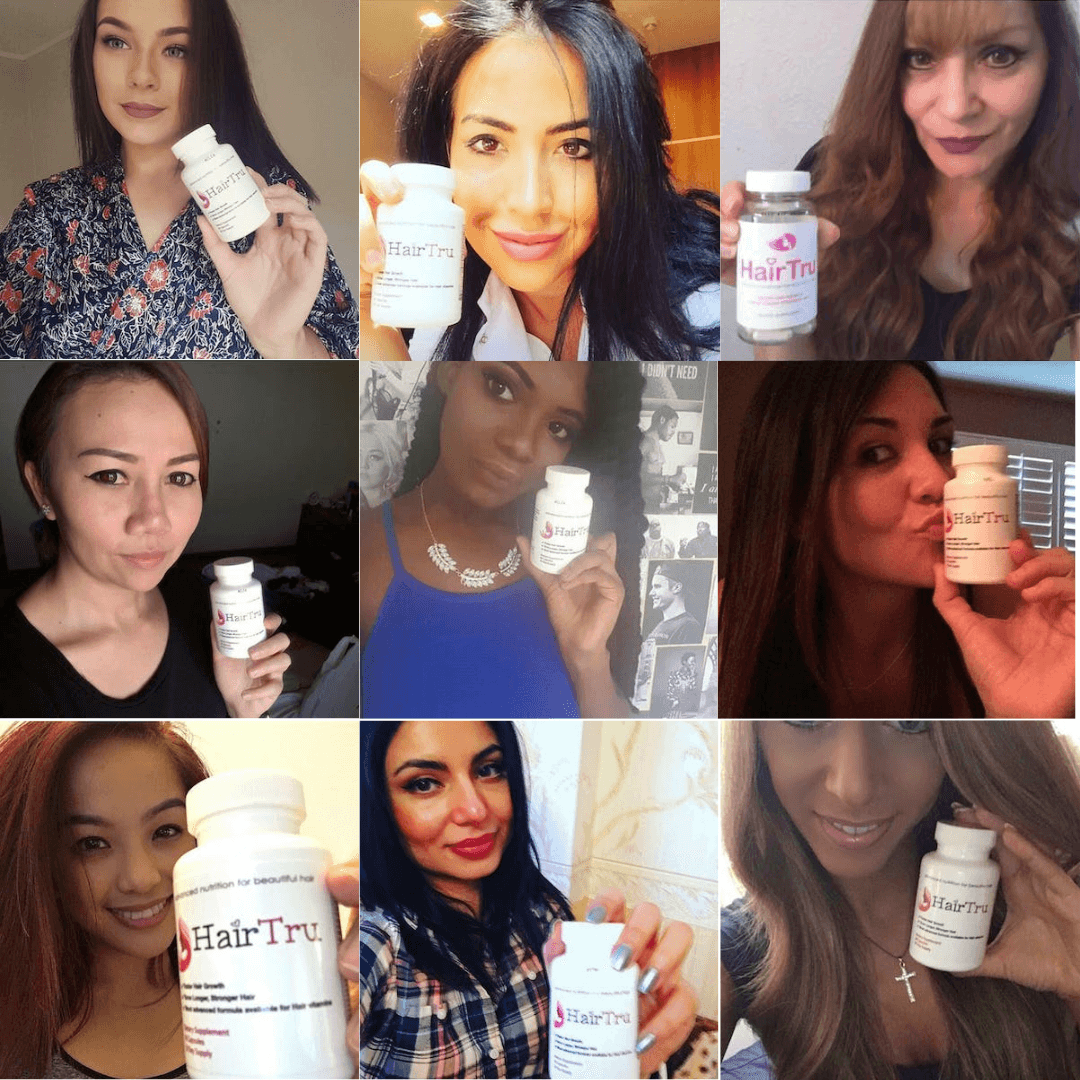STARTER BUNDLE: 1 Month of HairTru™ + FREE Organic Brush
