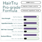 1 Month Supply - HairTru™ 3 in 1 Pro-Grade Vitamins for Hair Growth